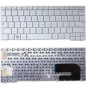 WISTAR Laptop Keyboard Compatible for Samsung N148 N150 N145 N143 N100 NB30 NB20 N128 S/N: CNBA5902766ADN4R1923292 Series (White)